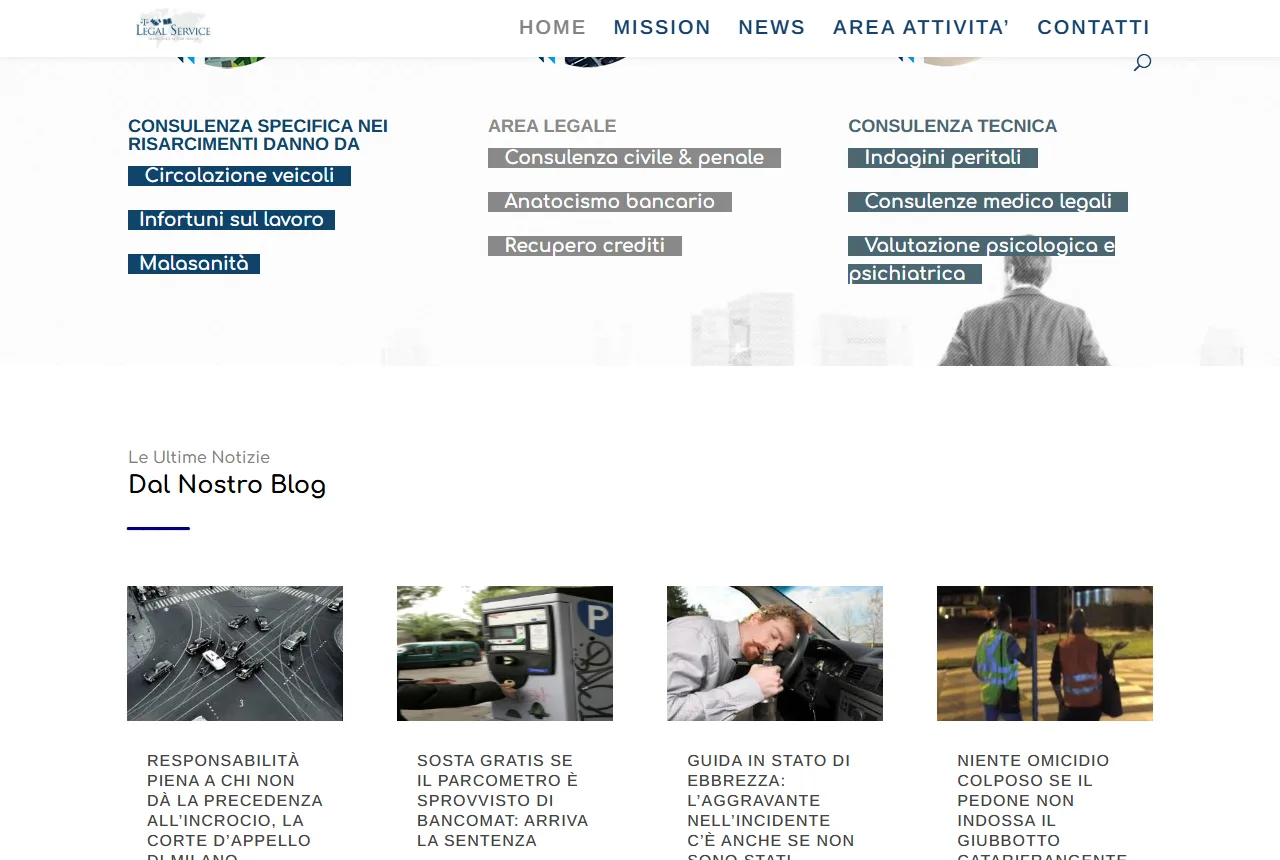 Legal Service Diritto — The news section: real cases explained in plain language.