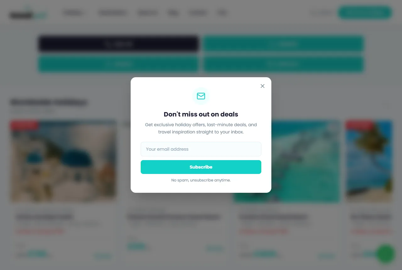 TravelPal — Cardurile de pachet: durată, masă, aeroport de plecare, preț de persoană și economia.