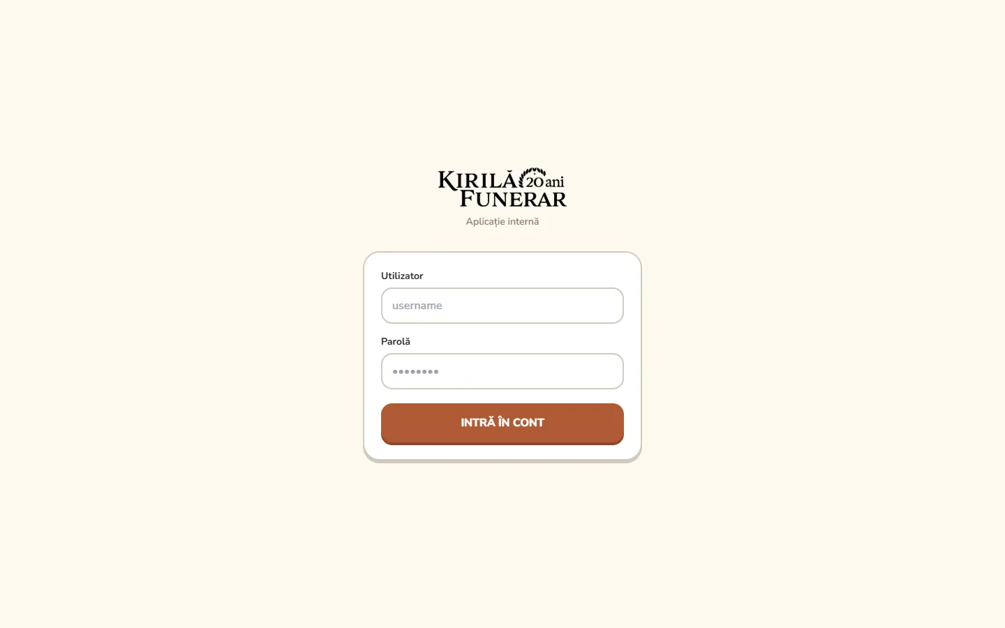KF24 — Kirila Funerar — App