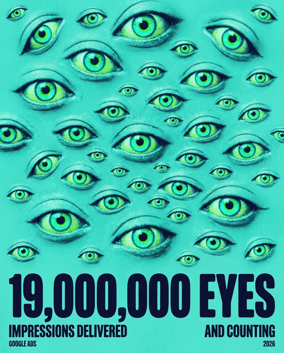 19 milioane de impresii livrate — Google Ads