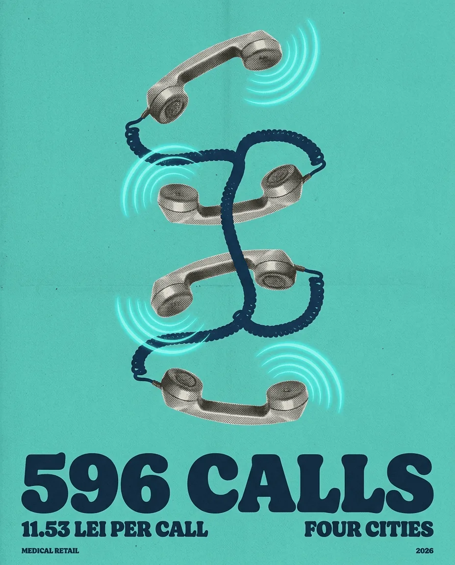 596 apeluri la 2,31 EUR pe apel — Meta Ads